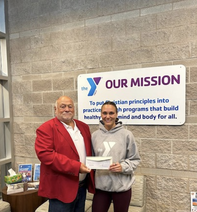 Gift of $1,000 to the YMCA